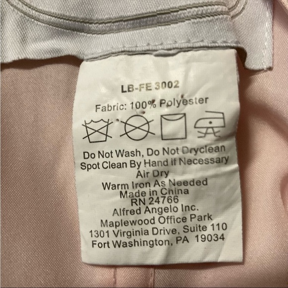 Alfred Angelo Cropped Pink Spaghetti Strap Tank Top - Picture 4 of 6